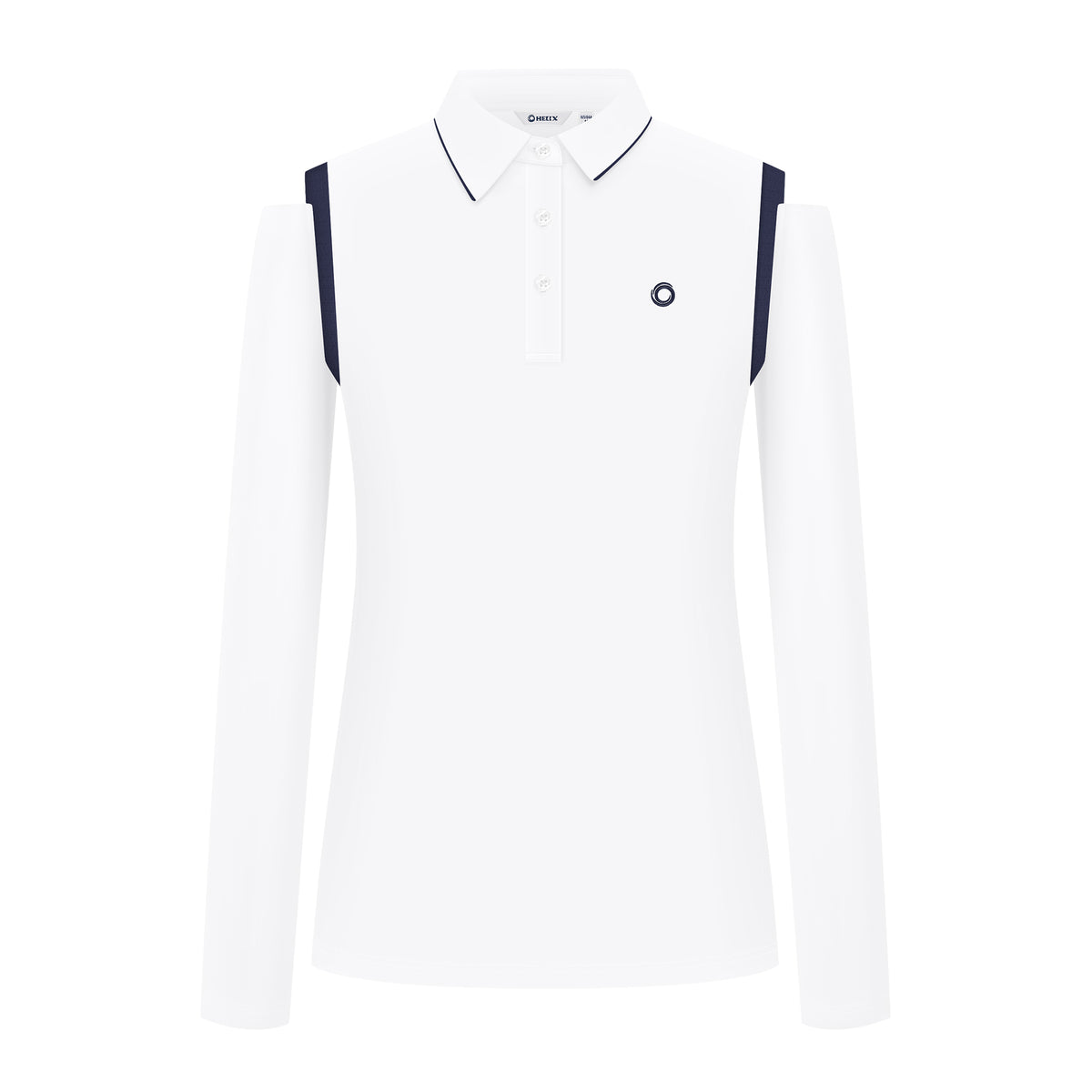 Women's long-sleeved POLO shirt H60257F