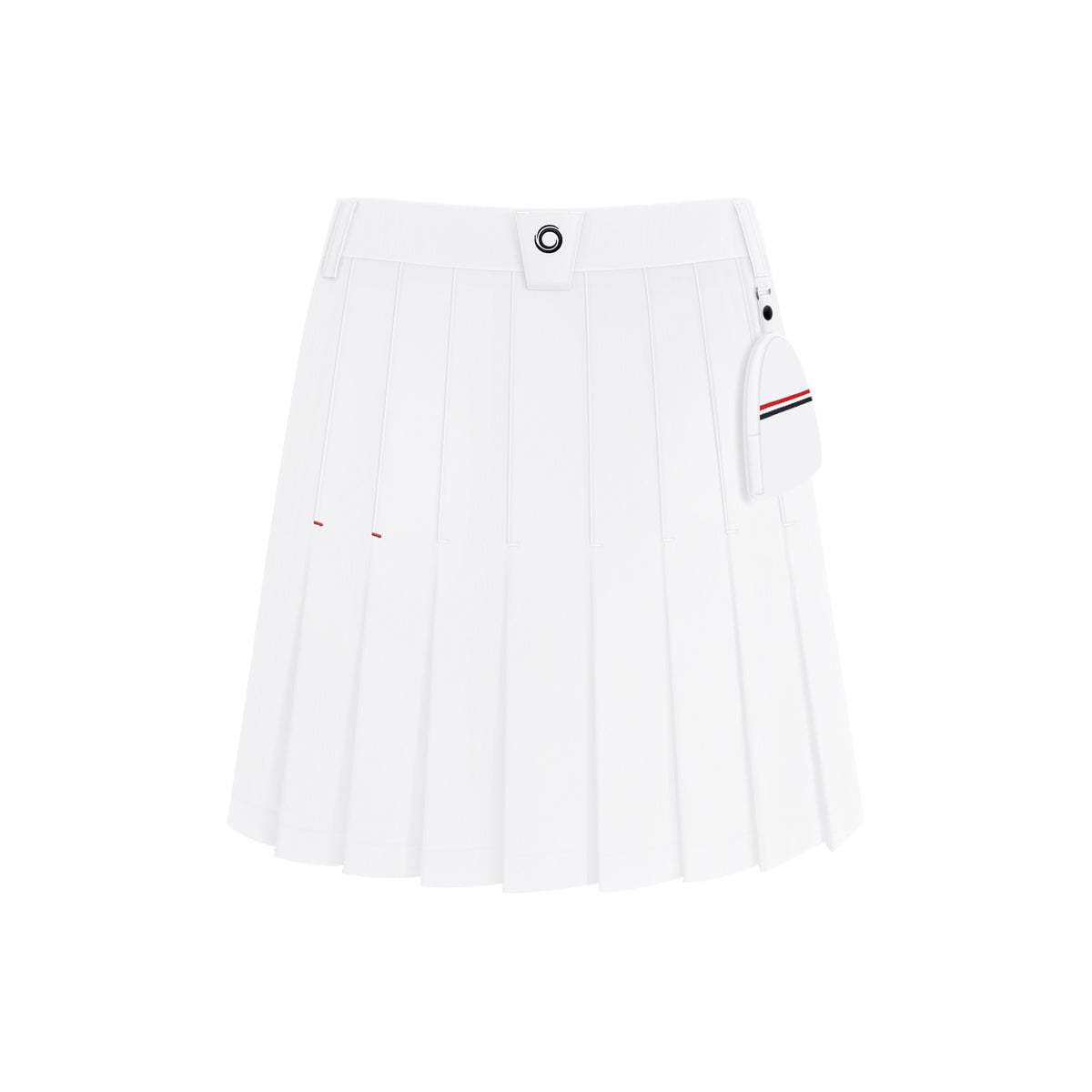 Woven Pleated Skirt For Women H60616