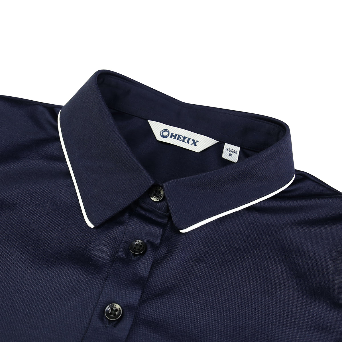 Women's long-sleeved POLO shirt H60257F