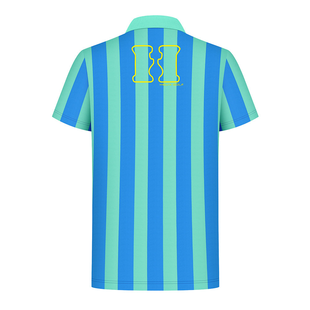 Men's Striped Polo Shirt HELIX