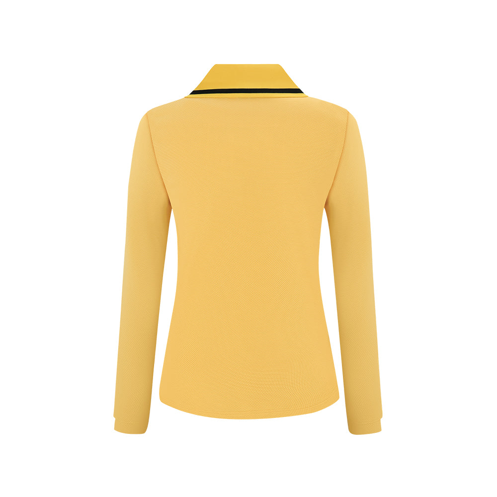 Long Sleeve Polo Shirt For Women H602162F