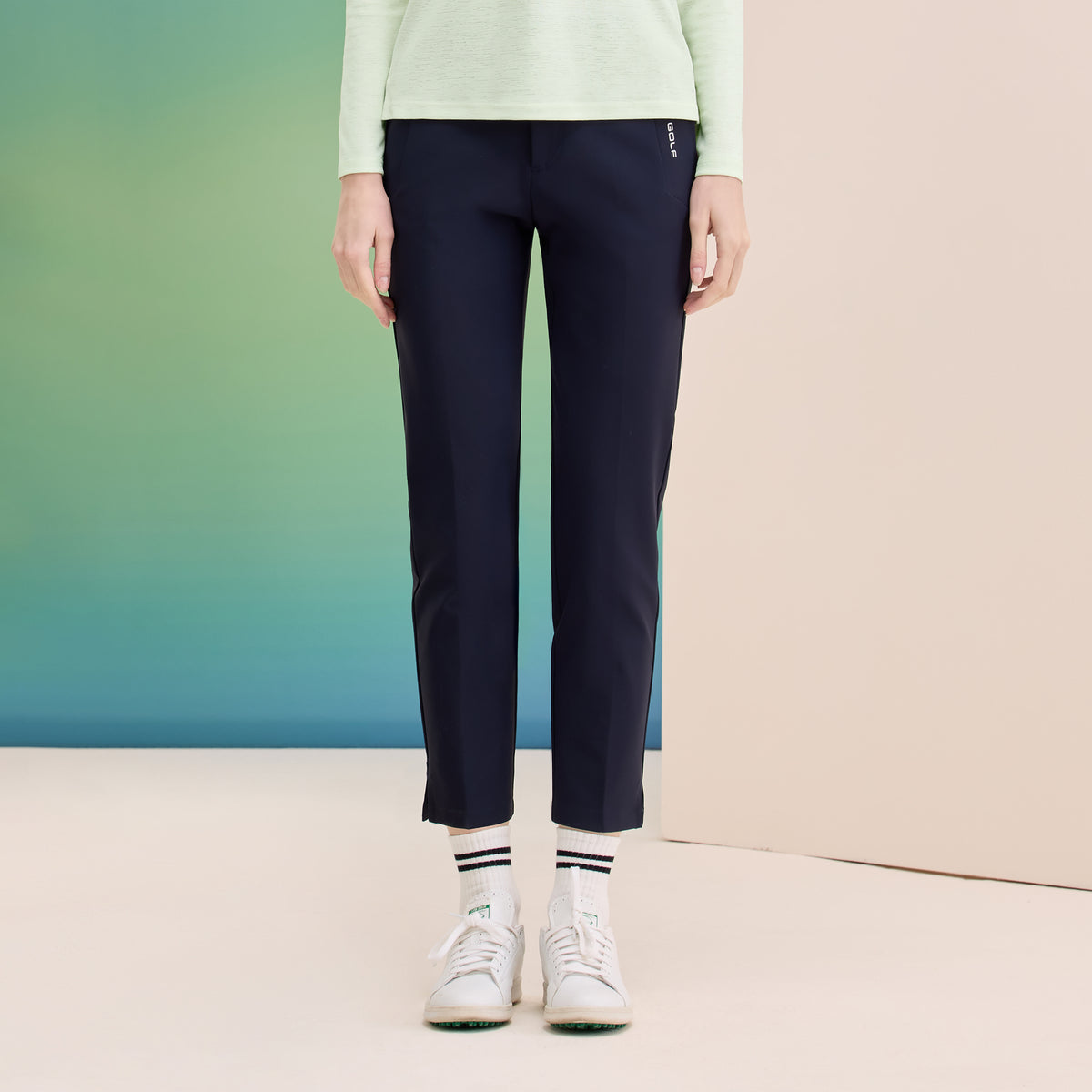 Women's woven cropped pants H607156F