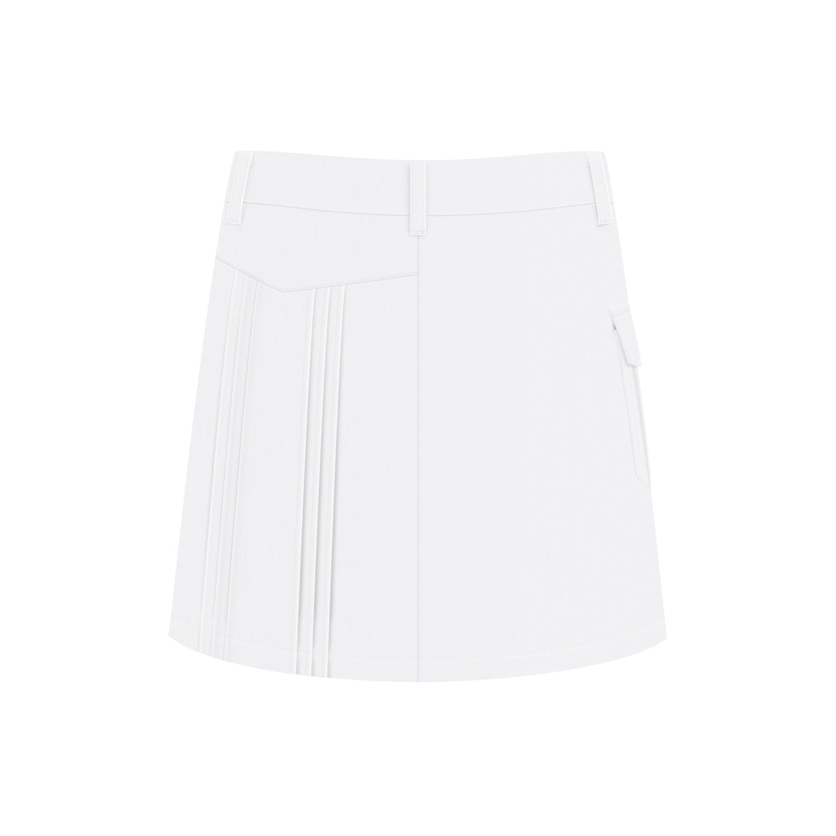 Elastic woven skirt for women H60623