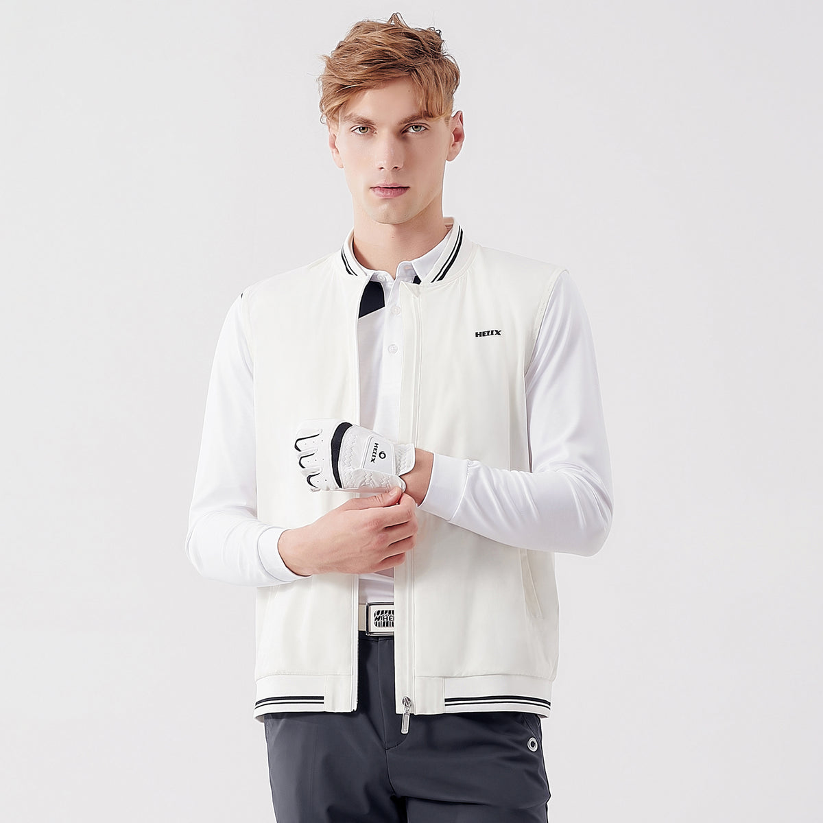 Men's woven vest H60315