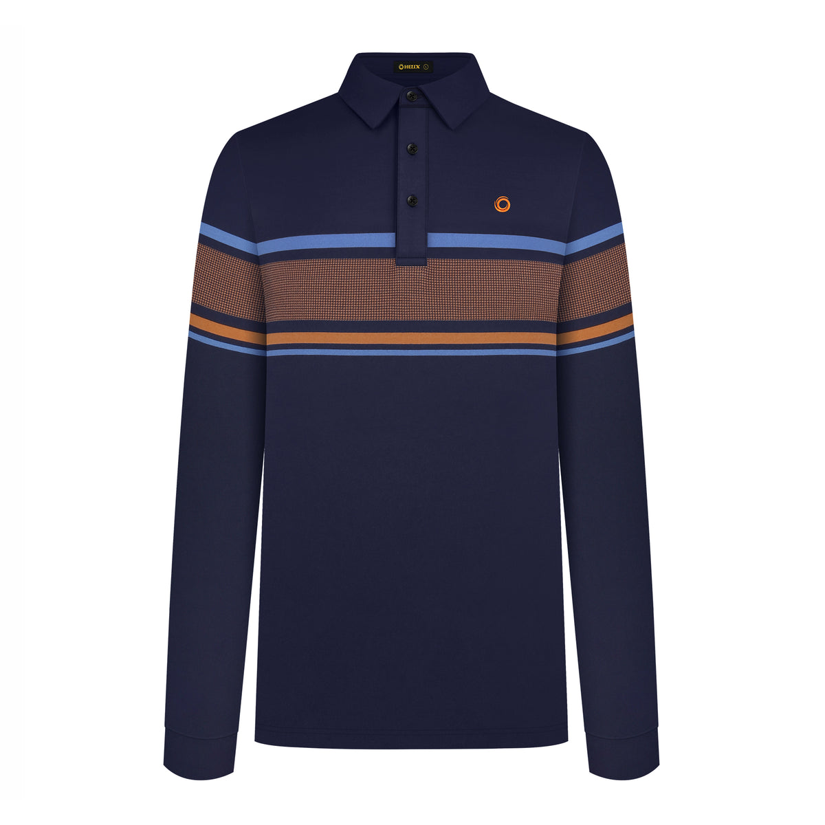 Long Sleeve Polo Shirt For Men H60214