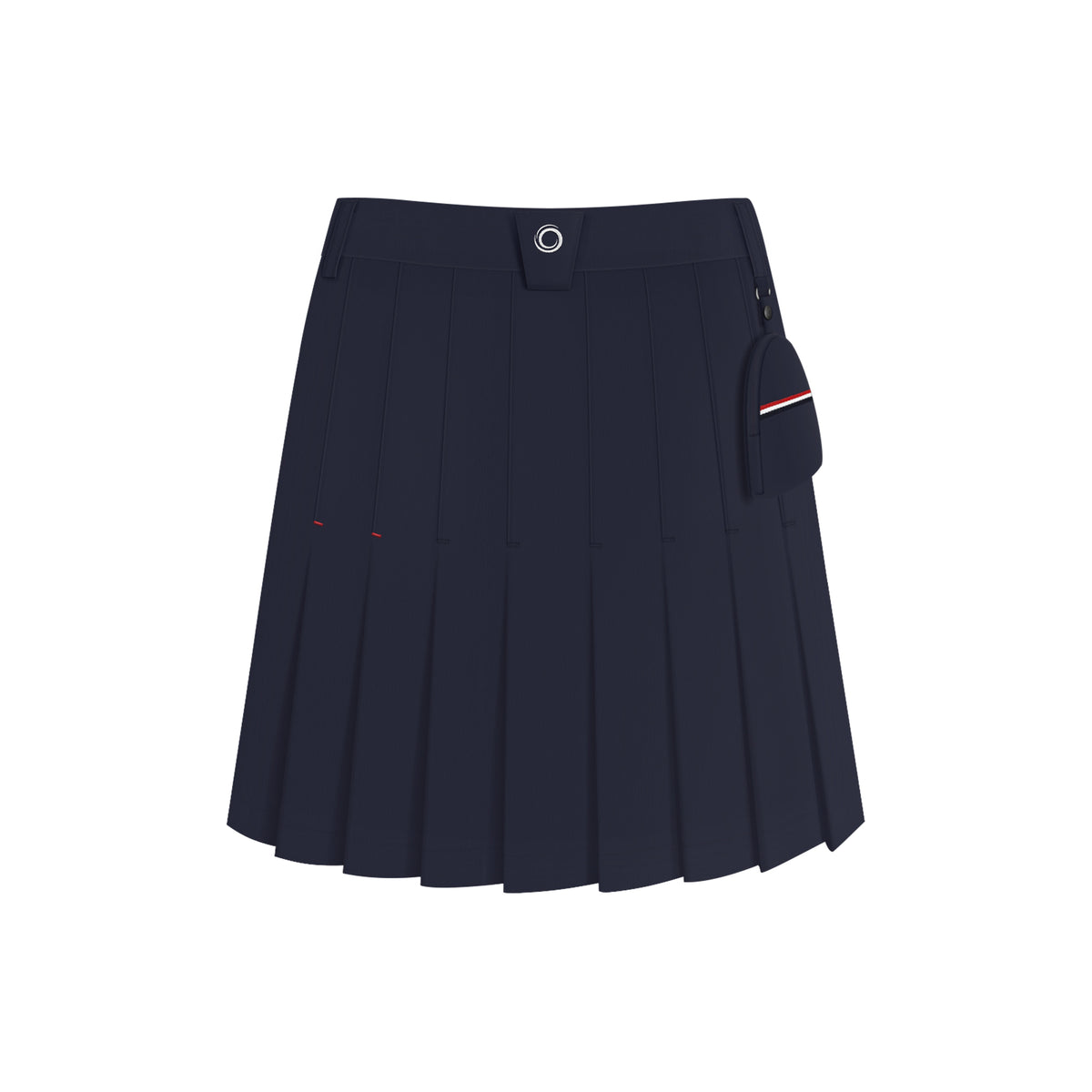 Woven Pleated Skirt For Women H60616
