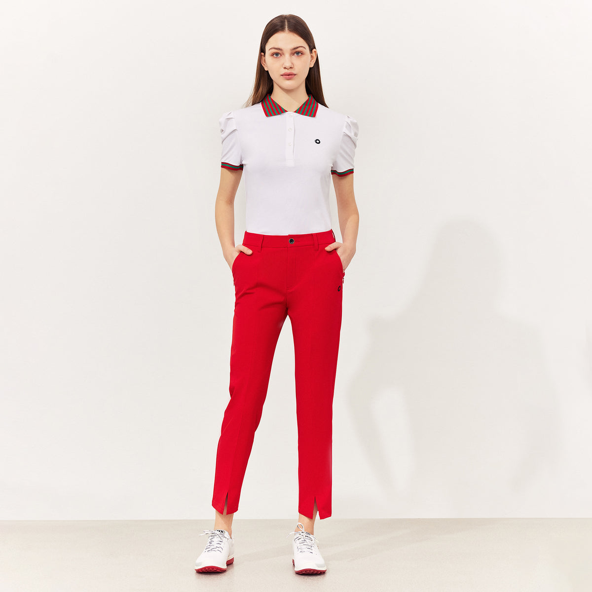 Women's short-sleeved POLO shirt H601219F