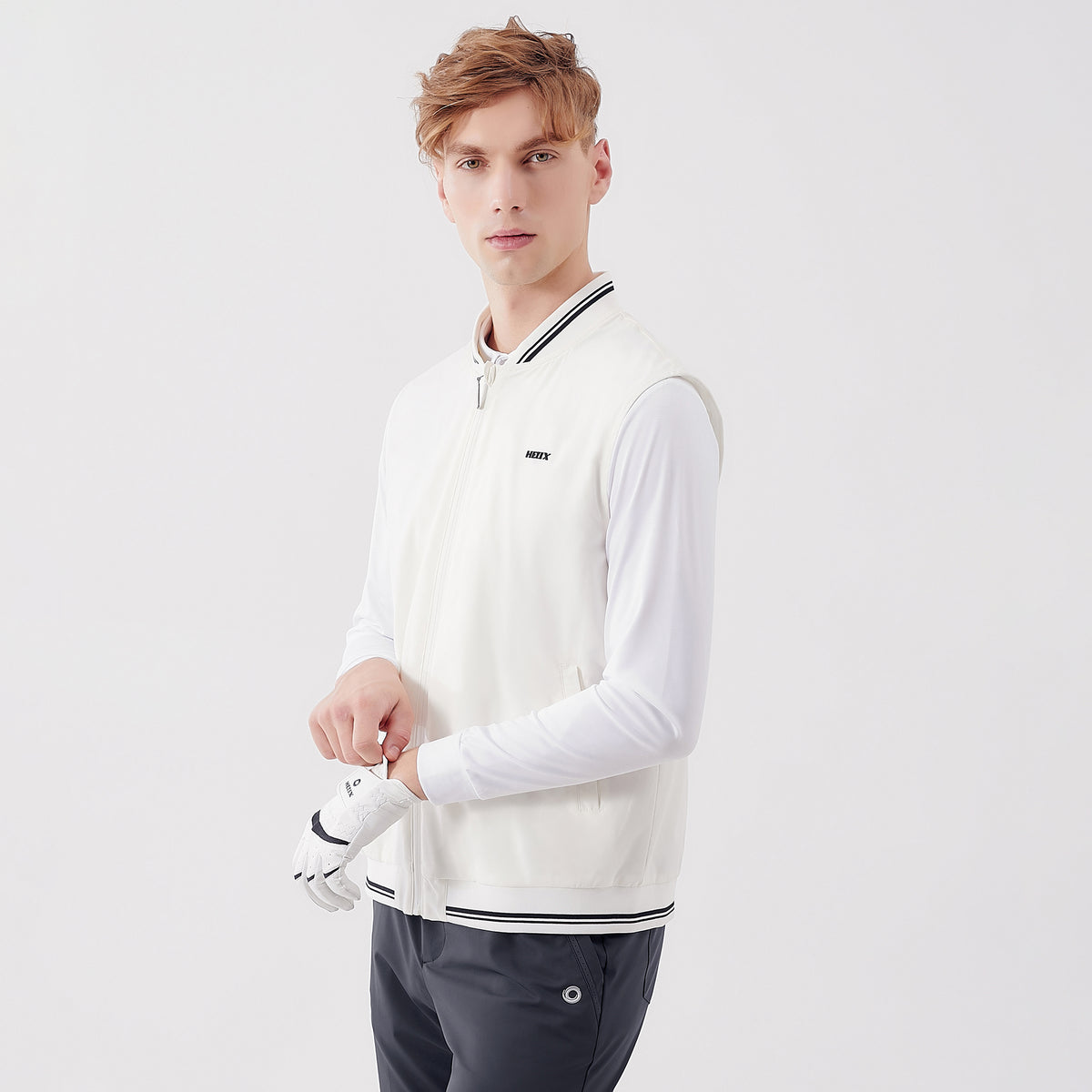 Men's woven vest H60315