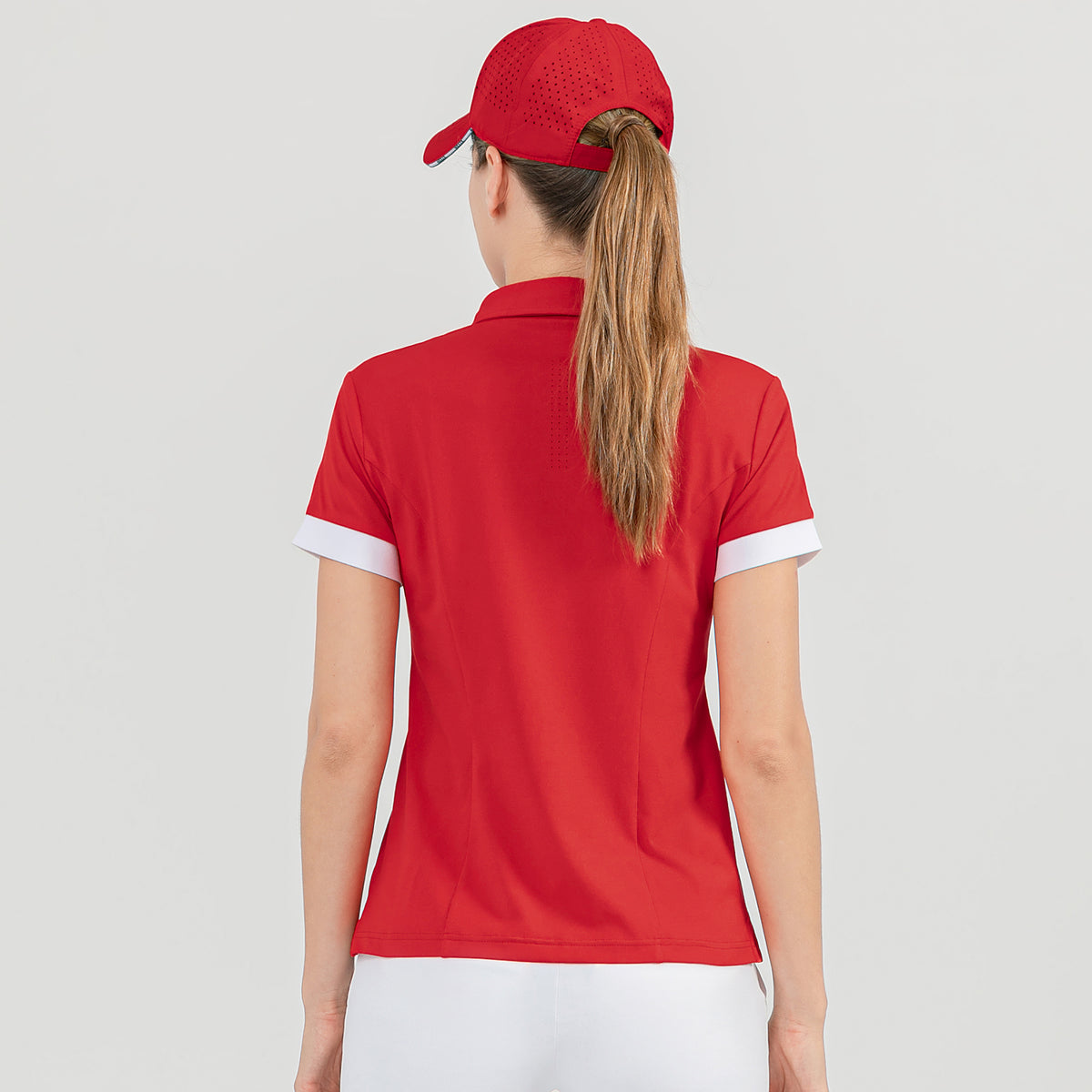 Women's short-sleeved POLO shirt H60111F
