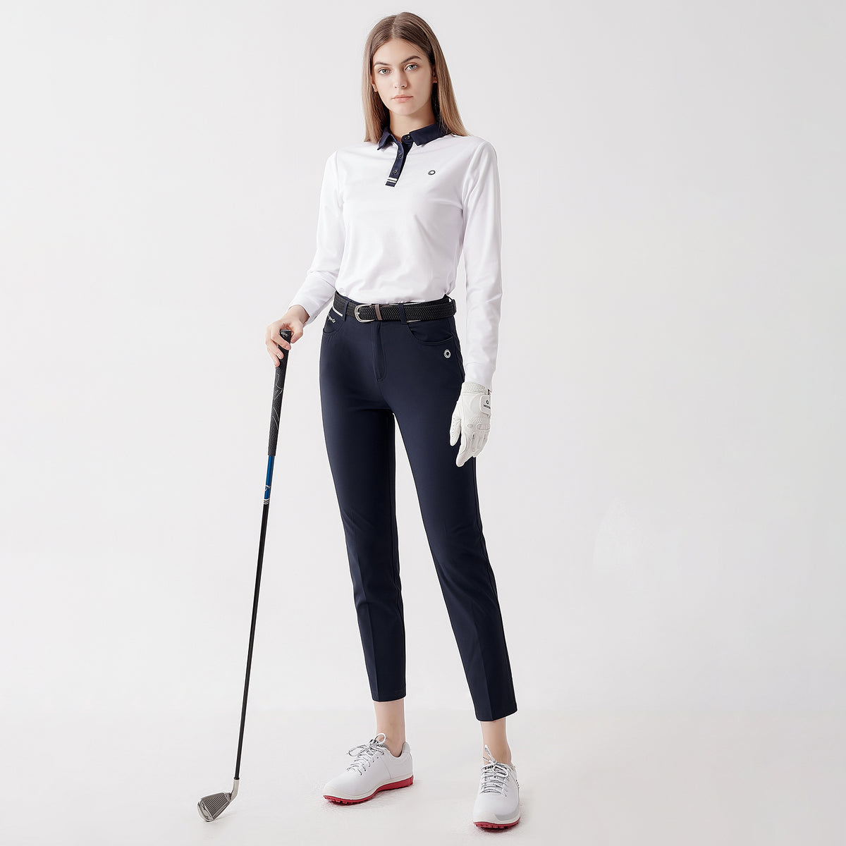 Women's woven cropped pants H60748F