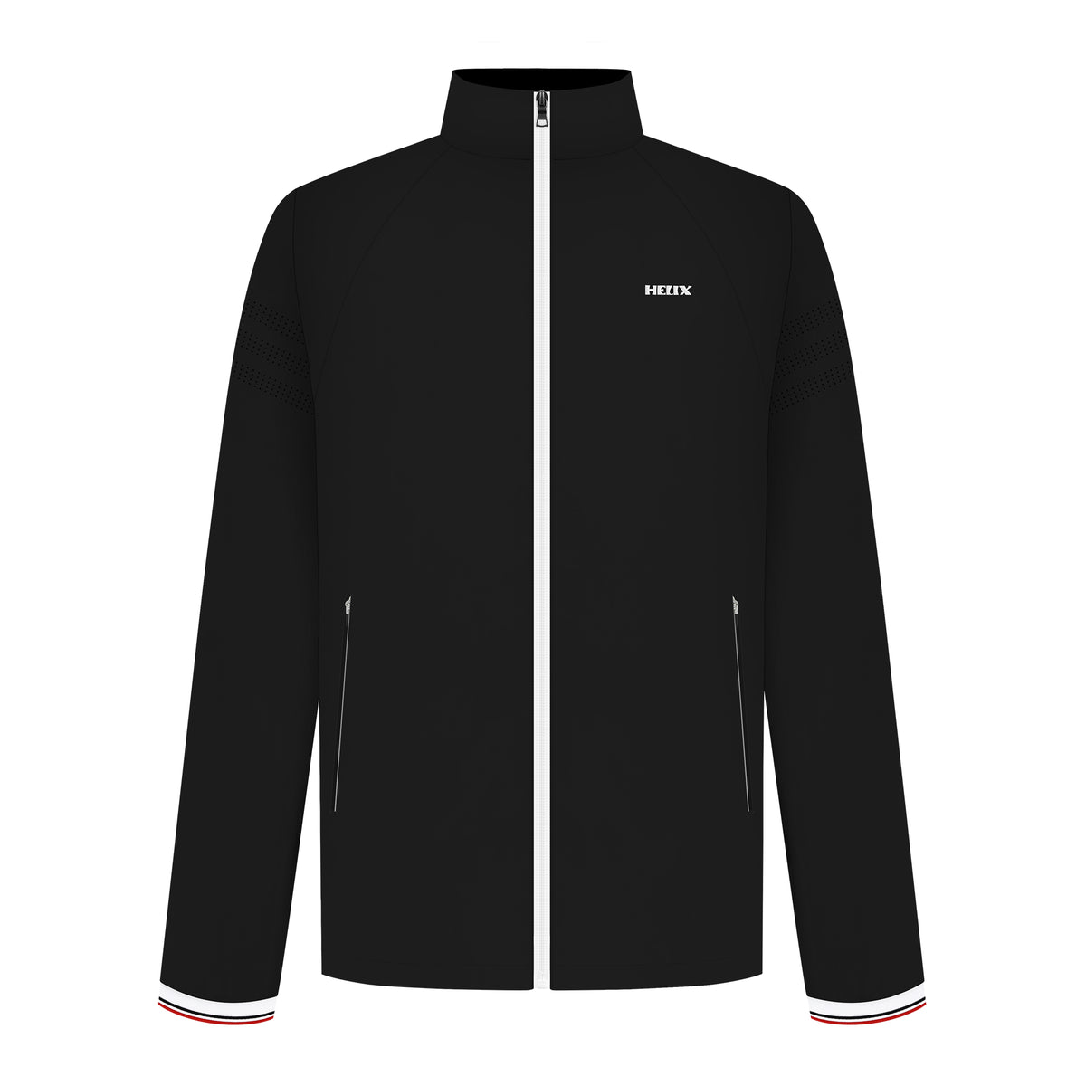 Stand Collar Woven Jacket For Men H60501