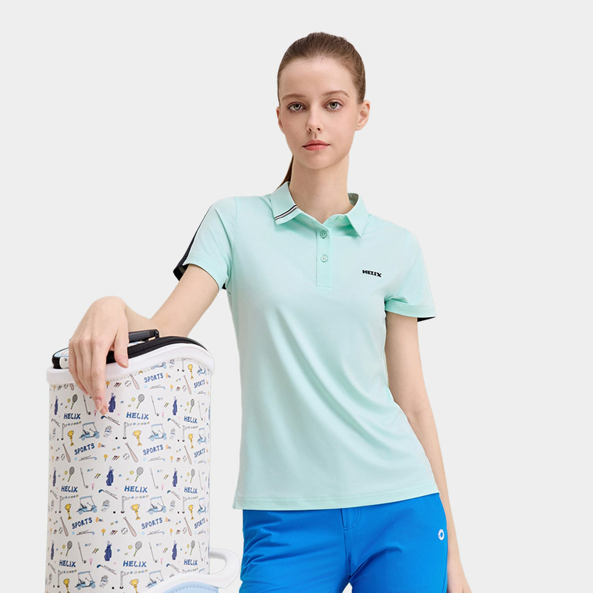 Women's Short Sleeve Polo Shirt HELIX