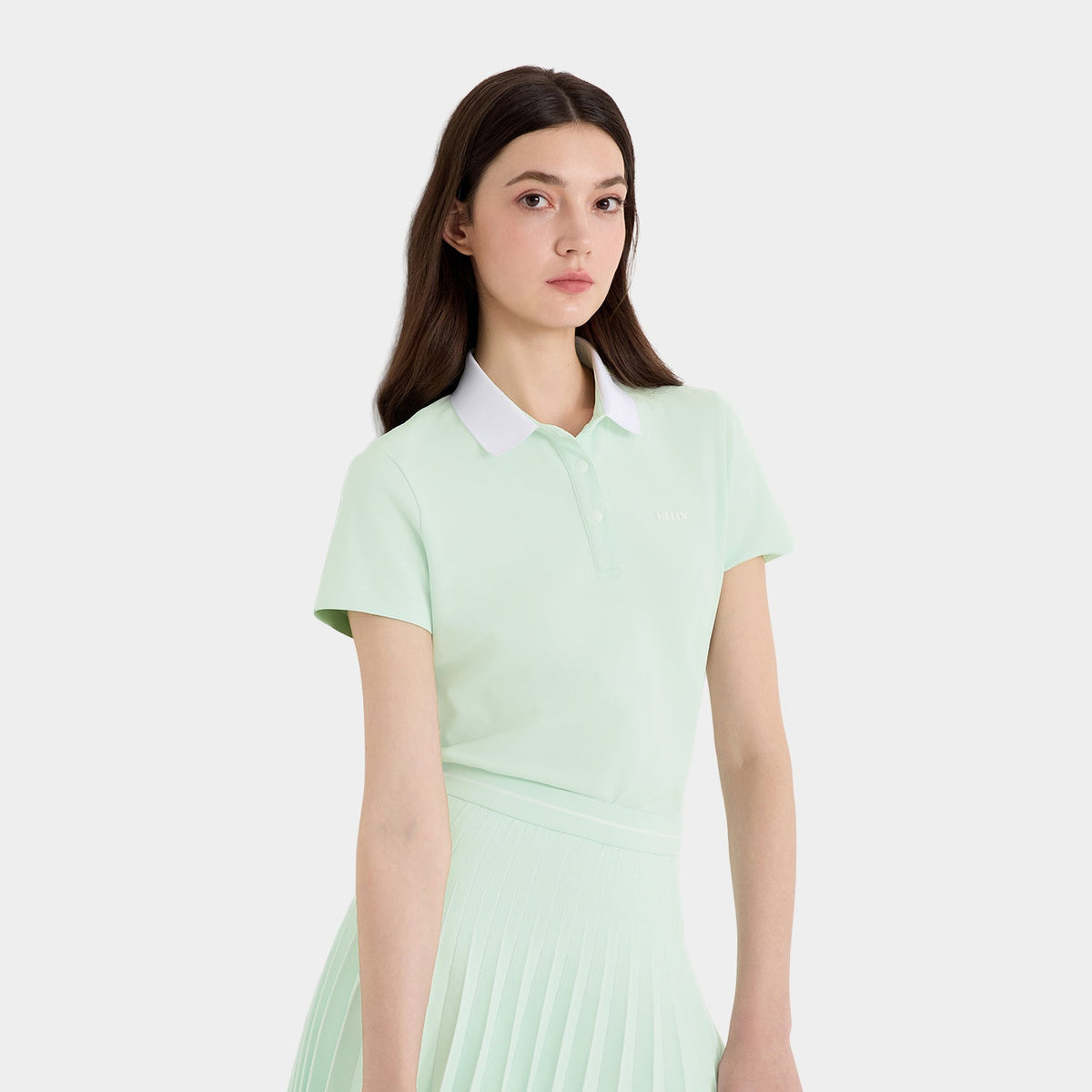 Women's short-sleeve polo shirt HELIX