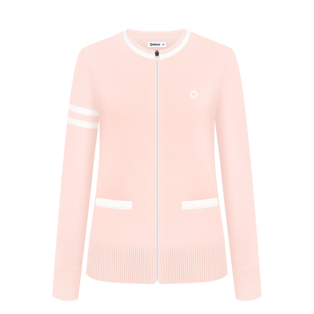 Women's Round Neck Cardigan HELIX